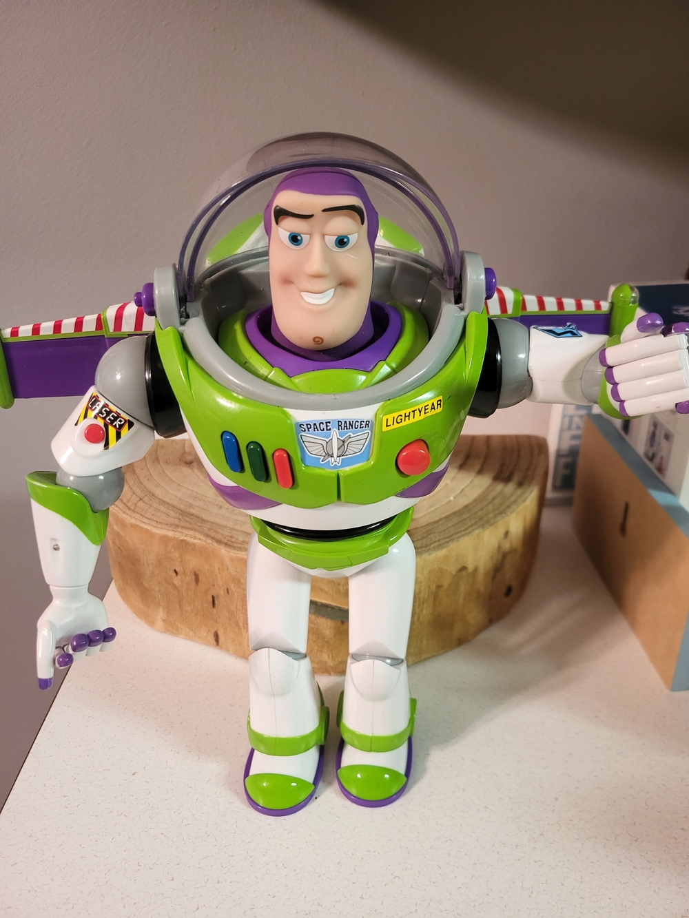 Buzz Lightyear 12" Talking Toy Story Figure Space Ranger Disney Store WORKS!